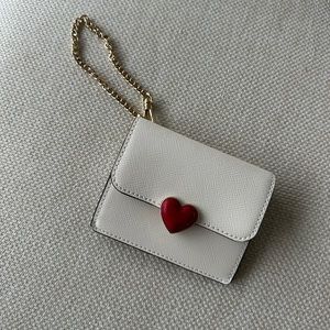 Kate Spade Heart Hardware Small Flap Card Holder NWOT (Valentine’s Day 2024)